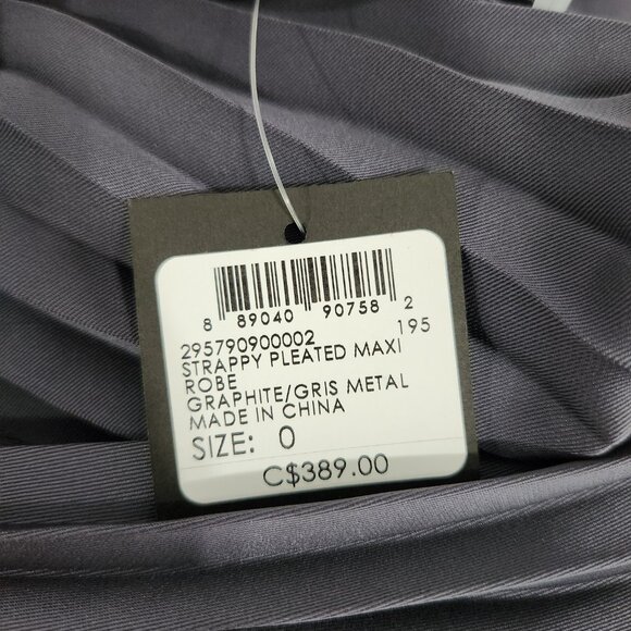 Club Monaco strappy pleated maxi dress - Picture 8 of 10